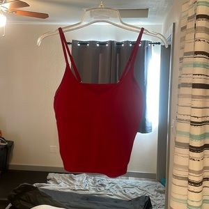 Cropped swim suit top